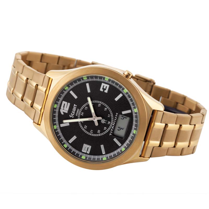 Stauer Atomic Watch (Gold Finished)